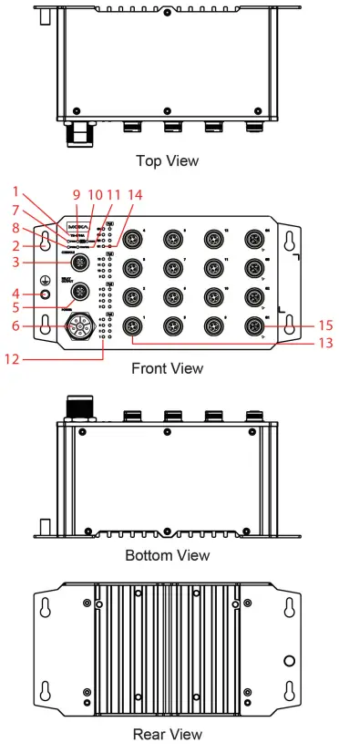 MOXA TN-4512A Series ToughNet Switch - 3