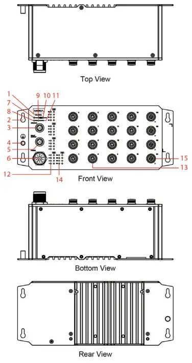 MOXA TN-4512A Series ToughNet Switch - 5
