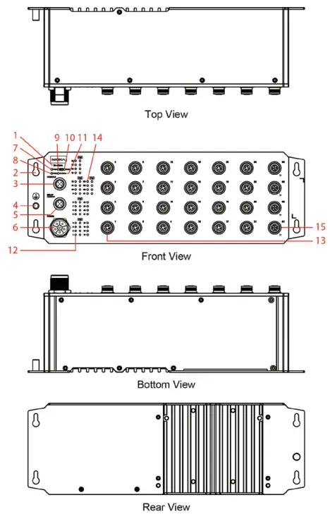MOXA TN-4512A Series ToughNet Switch - 7