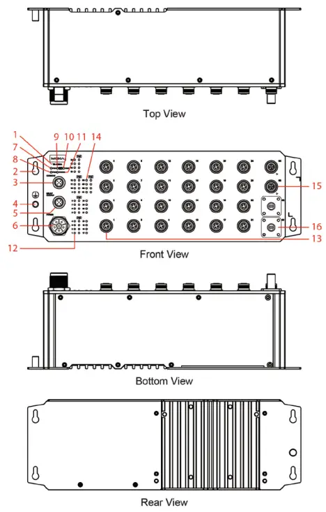 MOXA TN-4512A Series ToughNet Switch - 8