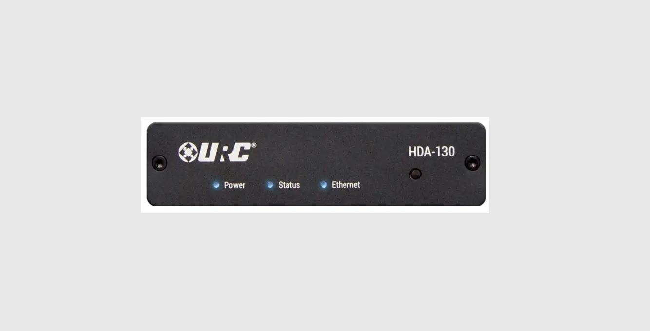 Urc Hda-130 Single Zone Amplifier Owner's Manual Urc Hda-130 Single Zone Amplifier Owner's Manual