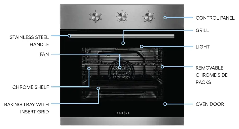 Harbour-HBROB605-60cm-80L-Electric-Oven-FIG-1