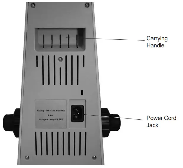 VANGUARD 1400i Microscopes - Rear View