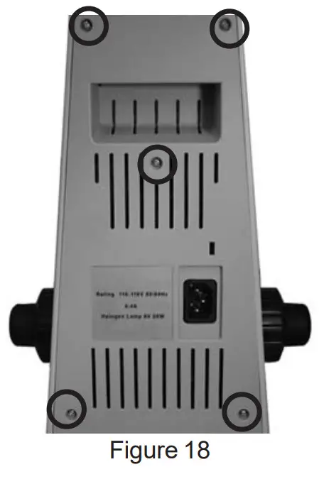 VANGUARD 1400i Microscopes - Replacing the Fuse 1