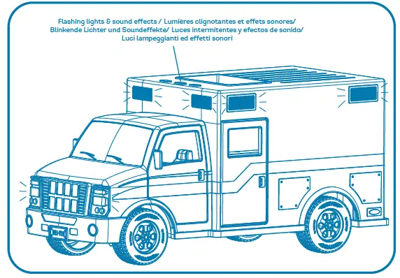 DRIVEN WH1221Z Remote Control Ambulance 4