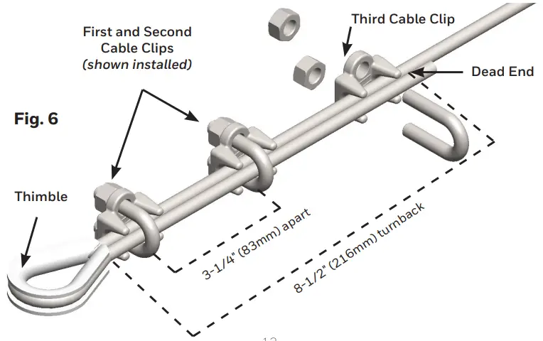 Honeywell 26350 Miller Xenon Permanent Horizontal Lifeline System-fig14