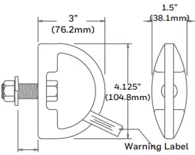 Honeywell 26350 Miller Xenon Permanent Horizontal Lifeline System-fig6