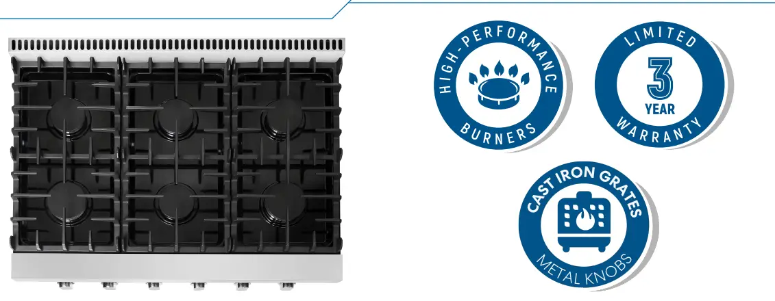 COSMO COS-GRT366 Gas Cooktop fig 1
