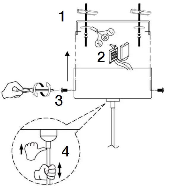 Schuller 793412 LED Single Large Ceiling Pendant 1