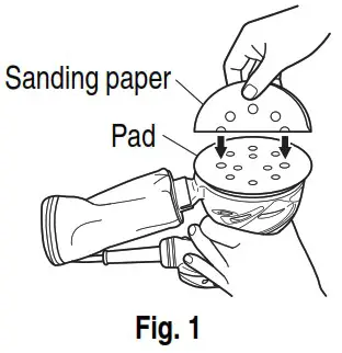 HiKOKI SV 13YA Random Orbit Sander - PRIOR TO OPERATION
