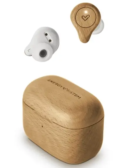ENERGY SISTEM Earphones Eco True Wireless Beech Wood Headset -