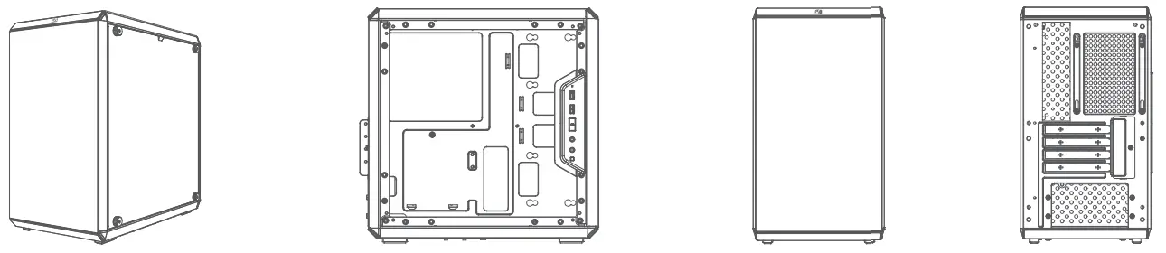 COOLER MASTER MasterBox Q300L Computer Case fig 1