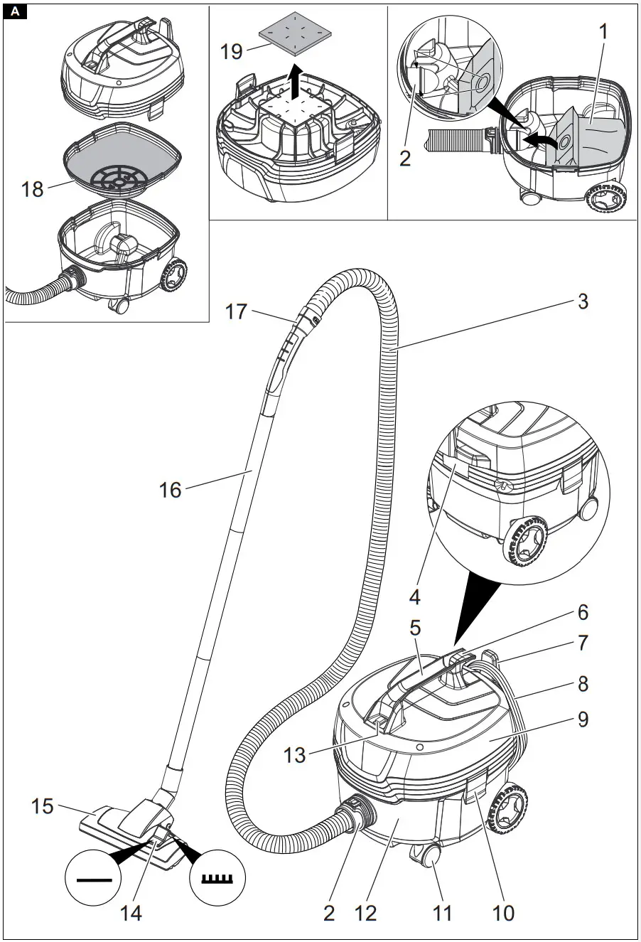 KARCHER T 7 1 Classic Dry vacuum cleaners - Figure 1