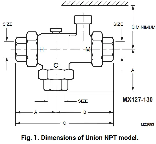 resideo MX Series Valves LARGE FLOW PROPORTIONAL THERMOSTATIC MIXING OR DIVERTING VALVE -OPERATION
