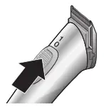 KERBL Exacta GT416 Aesculap Exacta Lithium Ion Cordless Trimmer- power Switching