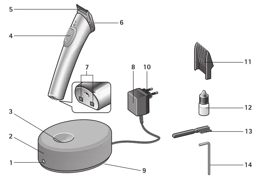 KERBL Exacta GT416 Aesculap Exacta Lithium Ion Cordless Trimmer