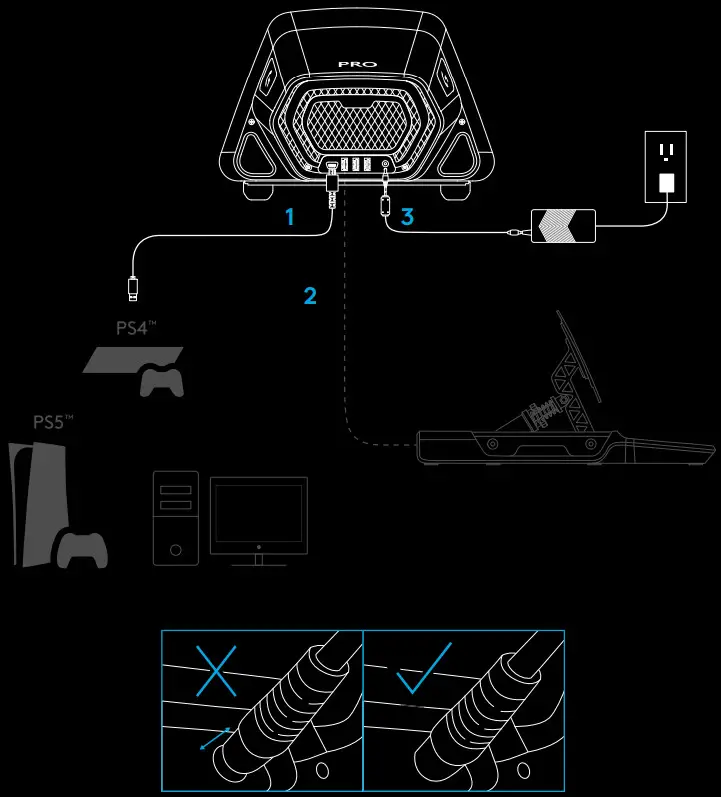 logitech PRO Racing Wheel for Playstation or Xbox and PC - Figure 2