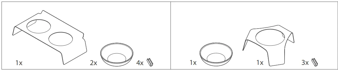 LUCYBALU-Deli-Futterstation-Cat-Food-and-Water-Bowl-Instruction-Manual-FIG-1