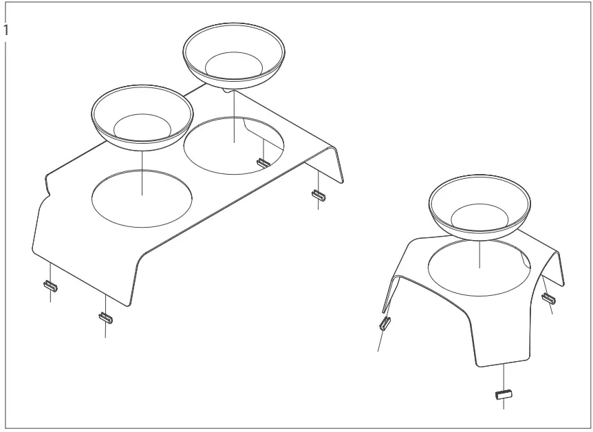 LUCYBALU-Deli-Futterstation-Cat-Food-and-Water-Bowl-Instruction-Manual-FIG-2