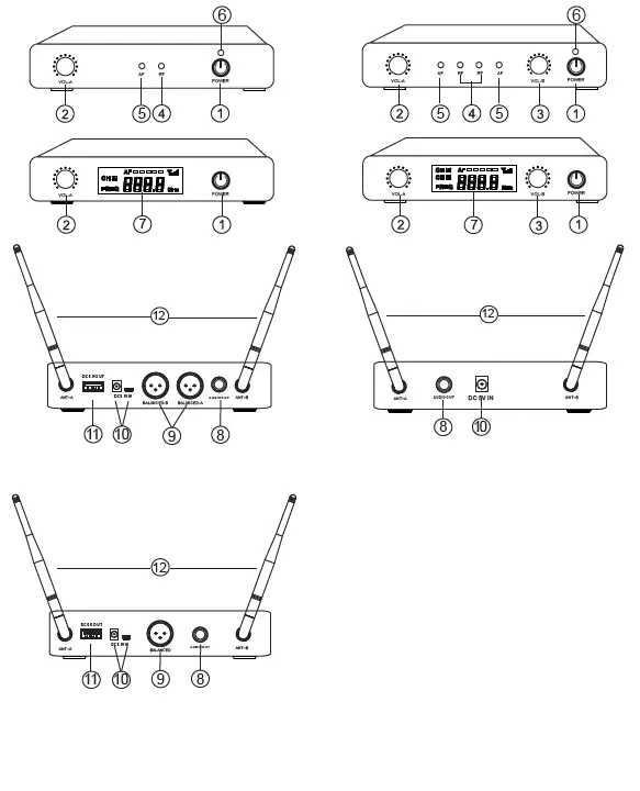 Compact UHF Wireless Microphone System (2)