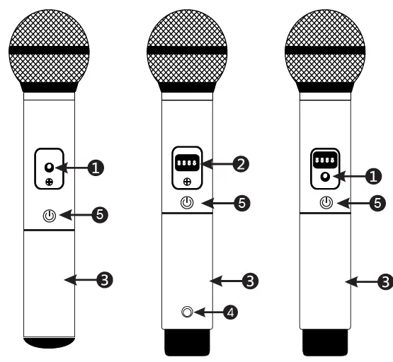 Compact UHF Wireless Microphone System (3)