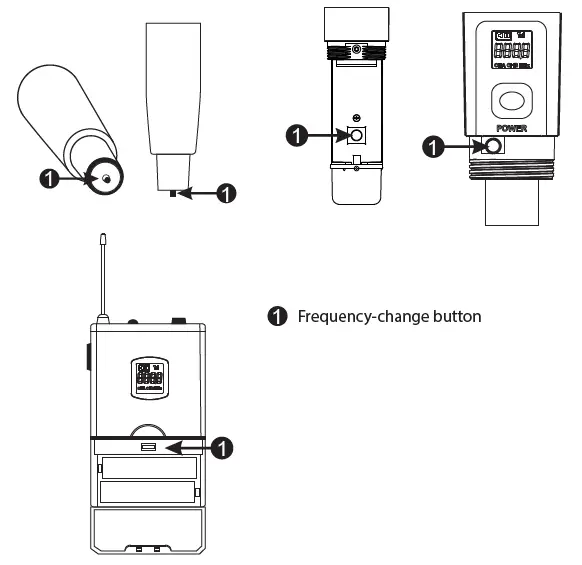 Compact UHF Wireless Microphone System (5)