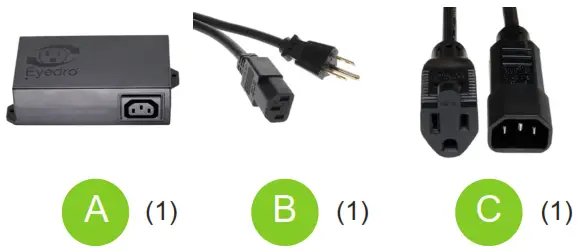 Eyedro ILM NODE 1E Inline Wireless Electricity Monitor Package Contents