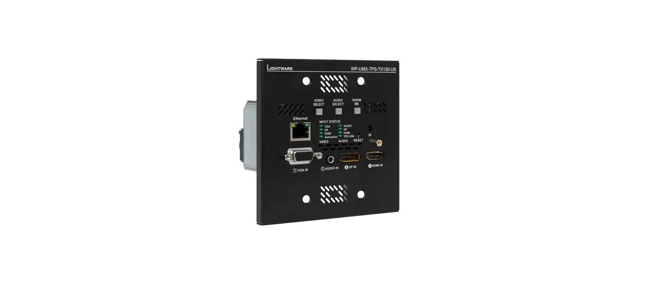 Lightware Wp-umx-tps-tx120 Plus-us Black User Guide