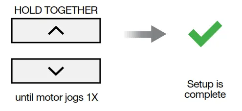 SUN GLOW Programming Resides with the Motor - SWITCH DIRECTION