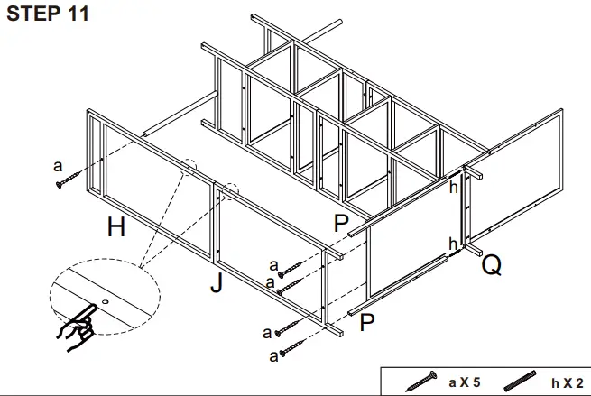 kmart 43036578 3 SECTION BAMBOO-STEP 11