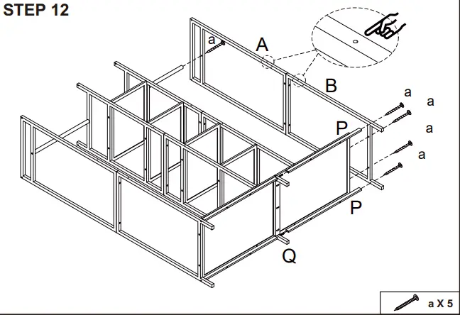 kmart 43036578 3 SECTION BAMBOO-STEP 12