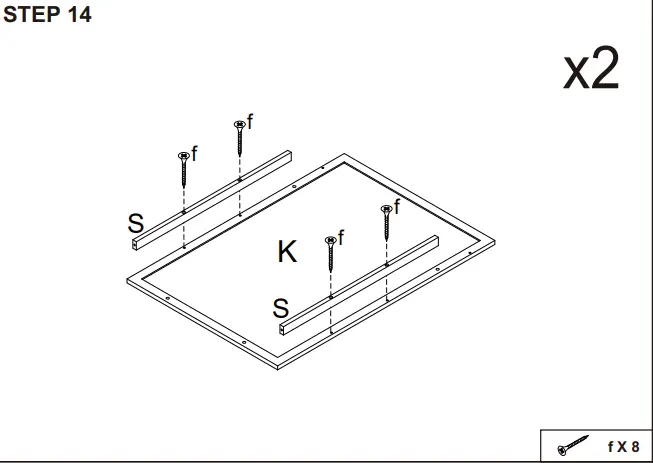 kmart 43036578 3 SECTION BAMBOO-STEP 14