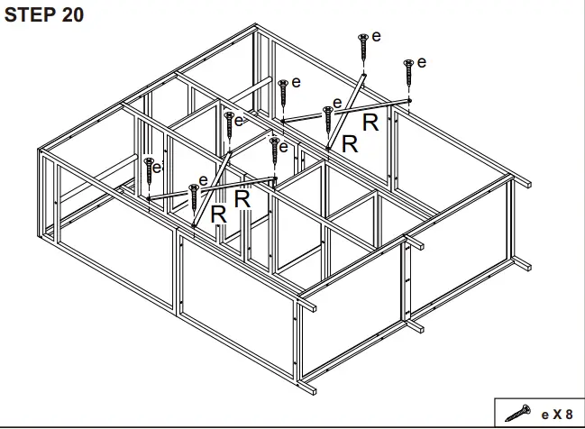 kmart 43036578 3 SECTION BAMBOO-STEP 20
