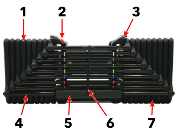 HAMMER HS DB 12XX 01 Pro 100 Adjustable Dumbbell - fig 4