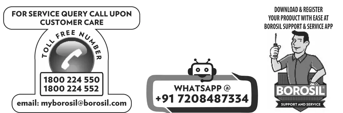 BOROSIL BKE18LGK26 Electric 1 8 L Glass Kettle - fig 1