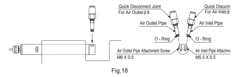 NAKANISHI MSS-25 Series Air Motor Spindle Owner's Manual - Fig 18