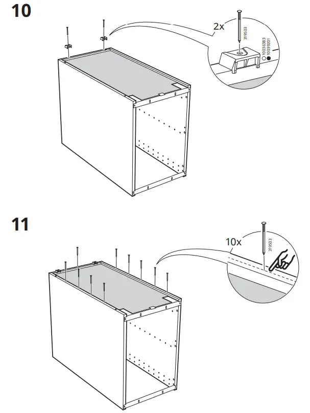 IKEA METOD Base Cabinet Frame - 10