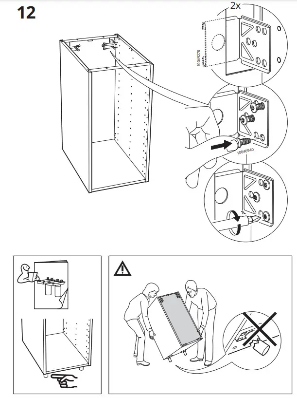 IKEA METOD Base Cabinet Frame - 12