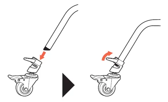 raya CS-CSX3 4-Pack 3-Inches-Caster-Wheels-Locking-Casters-FIG- (1)