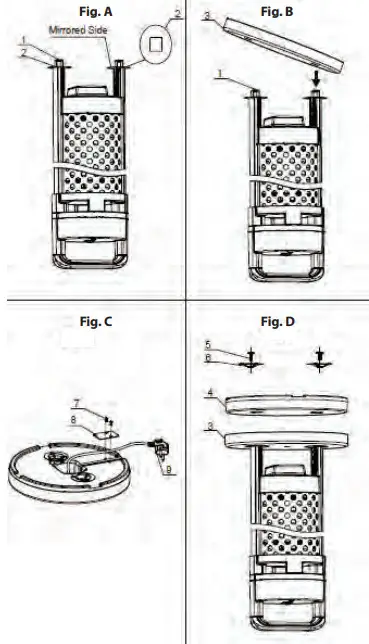 serenelife SLOHT24 Electric Patio Heater - serenelife SLOHT24 Electric Patio Heater