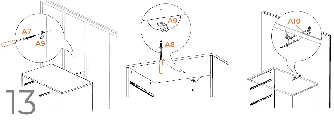 ASHLEY 10506463 Six Drawer Dresser-12