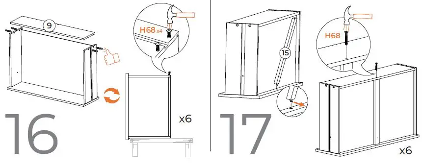 ASHLEY 10506463 Six Drawer Dresser-15