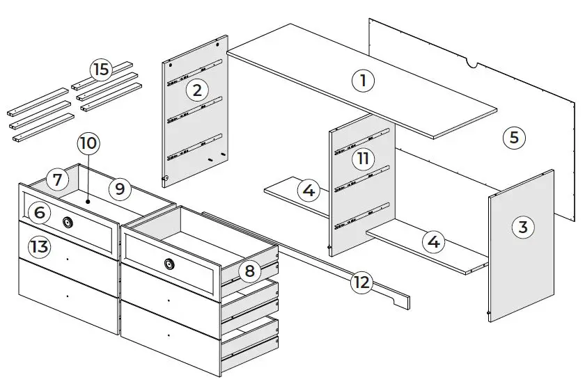 ASHLEY 10506463 Six Drawer Dresser-3