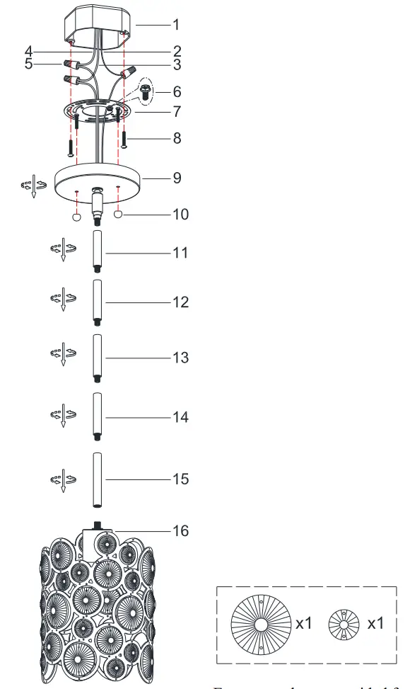 TREND TP20003ASL Antique Silver Leaf Mini Pendant Lamp Overview