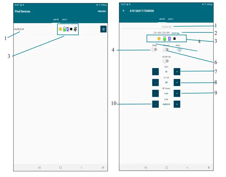 AUDIO A10 TX US Digital Transmitter-fig5