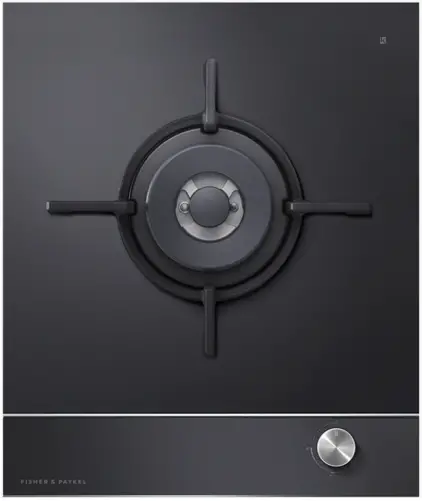 FISHER PAYKEL CG451DTGGB1 Gas on Glass Cooktop 45cm