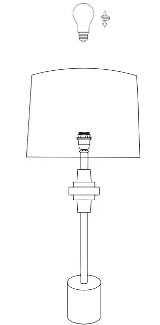 QAZQA 98871 Diverso TL Bronze Floor Lamp