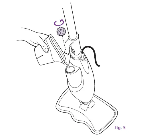 FILLING THE WATER TANK