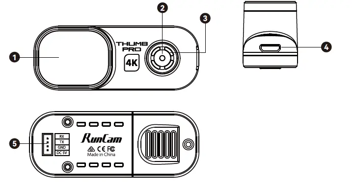 OSCAR RunCam Thumb Pro 4K Camera - 1