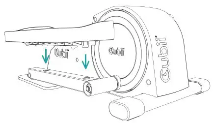 Cubii-F3B2GRN-JR2-Fly-Wheel-Resistance-Compact Under-Desk Elliptical-5